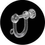 樹脂イヤリング