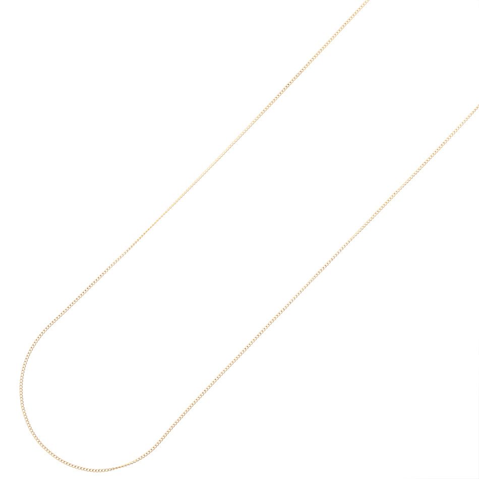 ［1M×1本］サージカルステンレス喜平チェーン0.3×1.0mm［銀シルバー］金具パーツ素材金属アレルギー対応