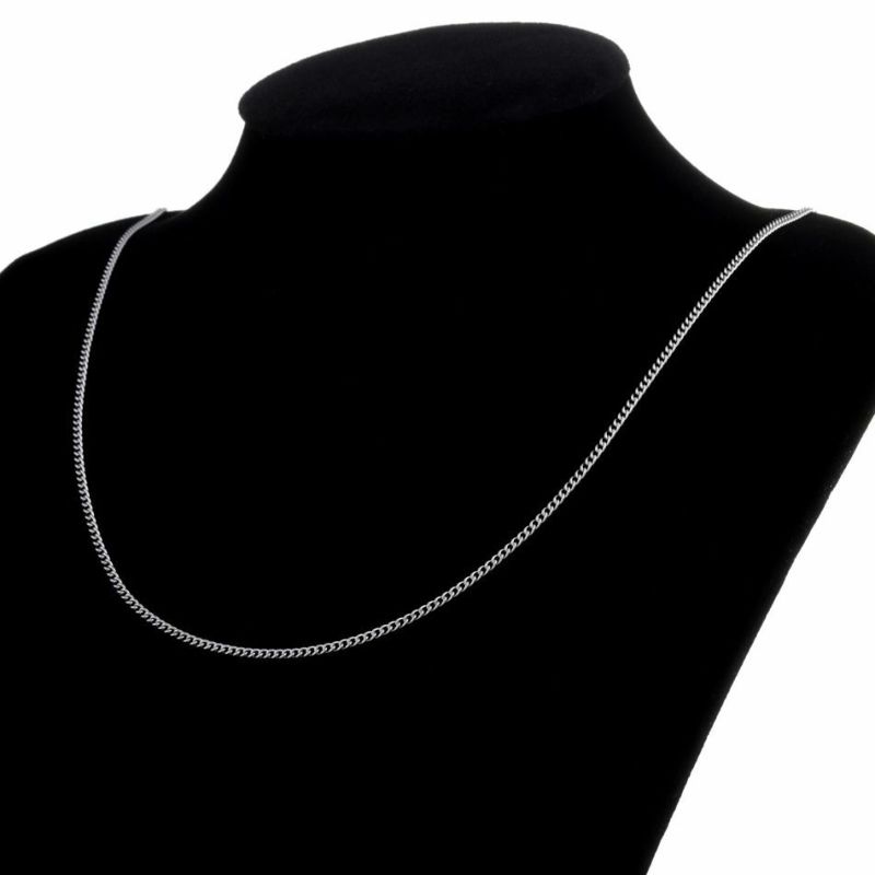 喜平チェーン 0.4×1.4mm シルバー サージカルステンレス パーツ 金属アレルギー対応