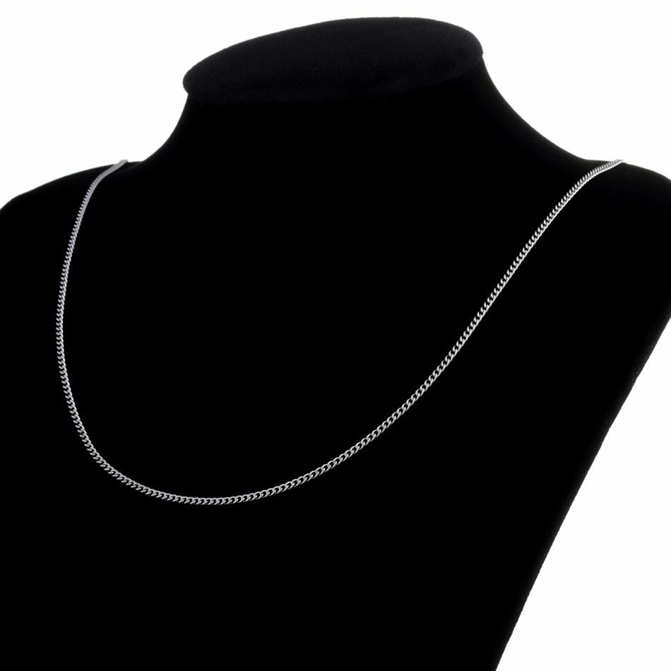 喜平チェーン 0.4×1.4mm シルバー サージカルステンレス パーツ 金属アレルギー対応