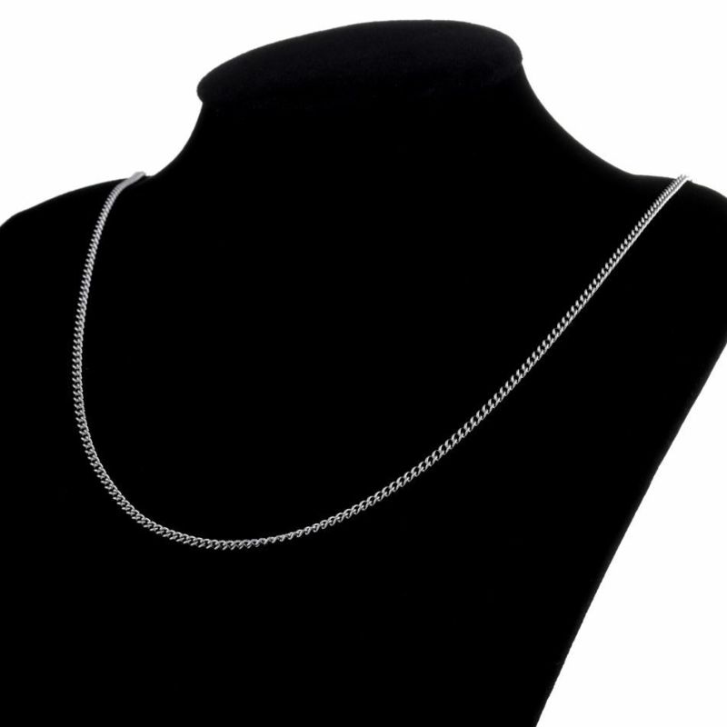 喜平チェーン 0.5×2.0mm シルバー サージカルステンレス パーツ 金属アレルギー対応