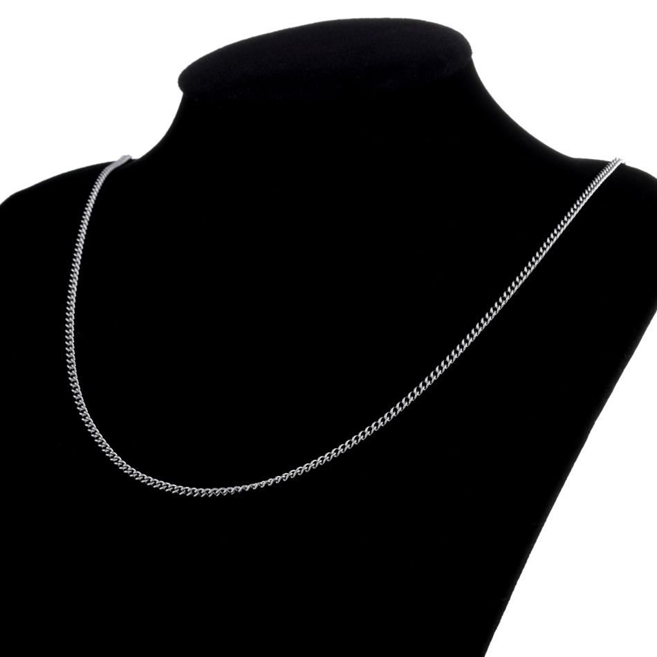 喜平チェーン 0.5×2.0mm シルバー サージカルステンレス パーツ 金属アレルギー対応