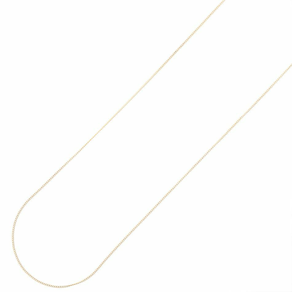 ［1M×1本］サージカルステンレス喜平チェーン0.3×1.0mm［銀シルバー］金具パーツ素材金属アレルギー対応