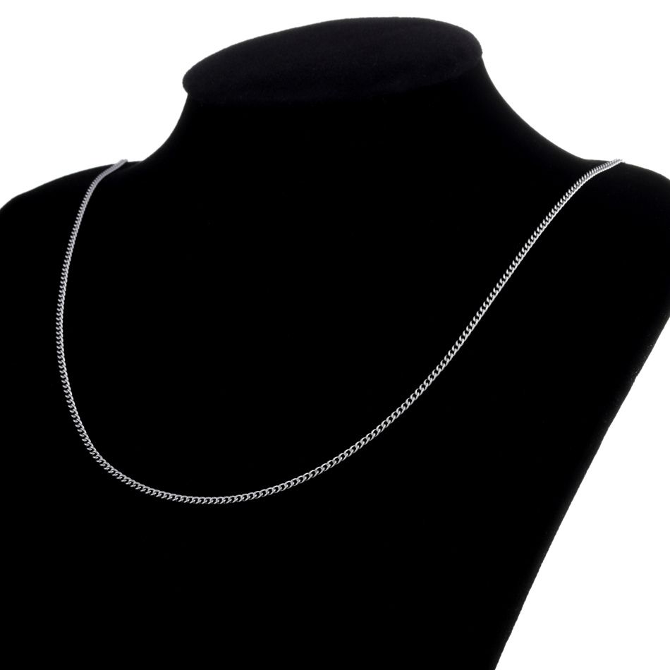 喜平チェーン 0.4×1.4mm シルバー サージカルステンレス パーツ 金属アレルギー対応