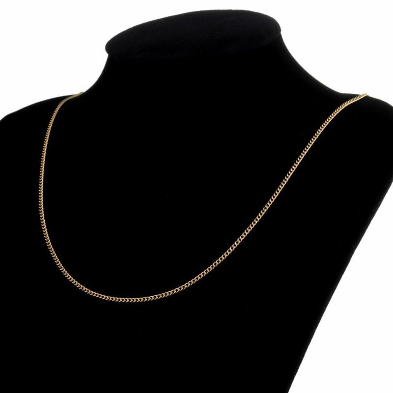 喜平チェーン 0.4×1.4mm ゴールド サージカルステンレス パーツ 金属アレルギー対応