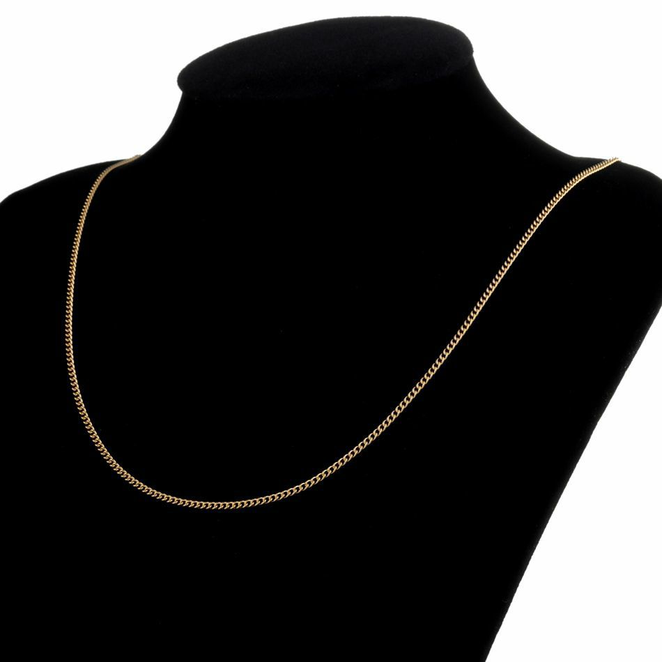 喜平チェーン 0.4×1.4mm ゴールド サージカルステンレス パーツ 金属アレルギー対応