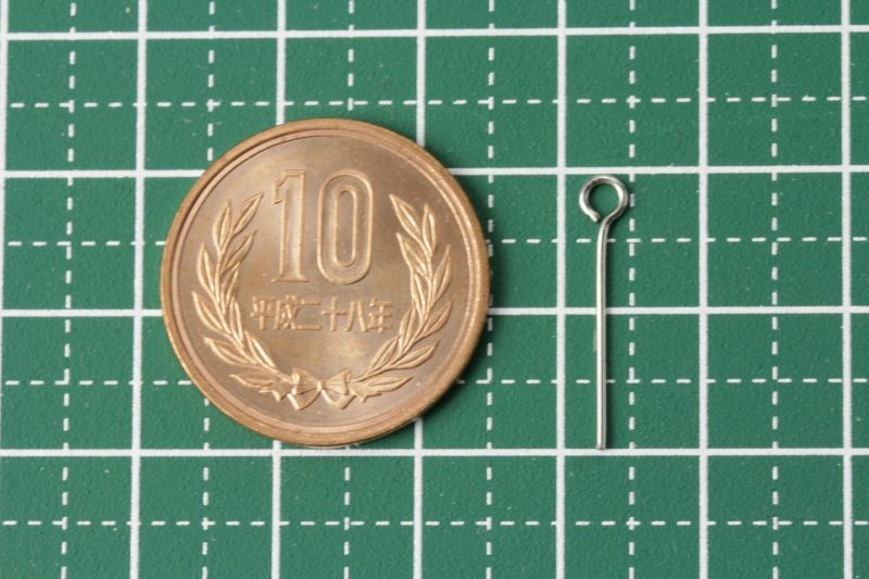 [30本]サージカルステンレス9ピン(0.7X20mm)シルバー銀アクセサリーパーツ