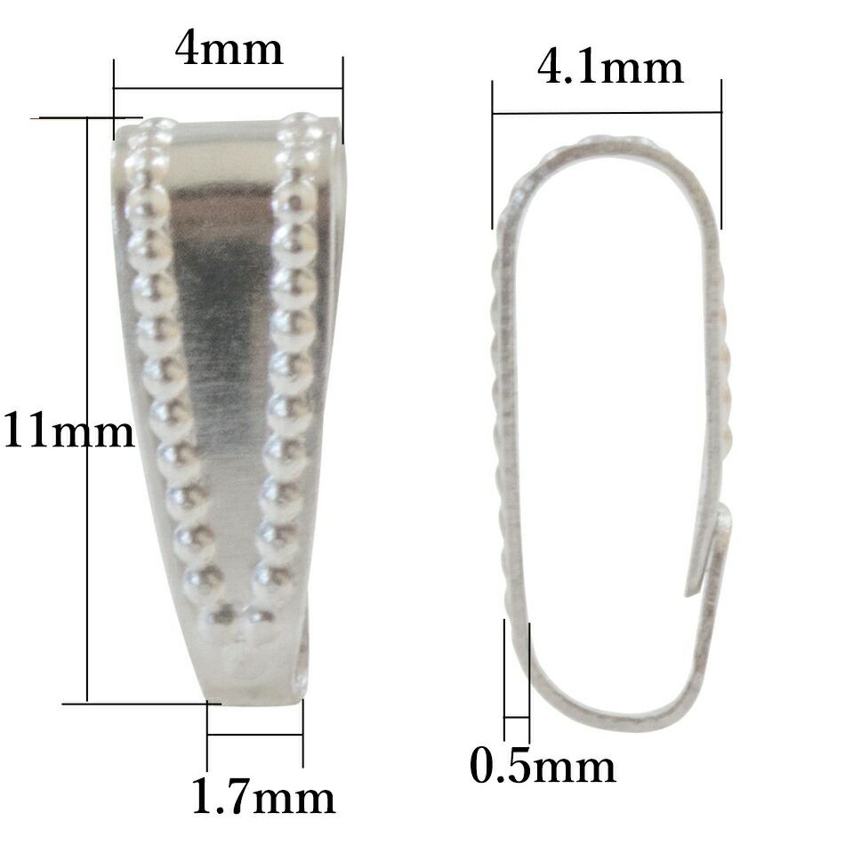 バチカン 大 ドット シルバー サイズ詳細