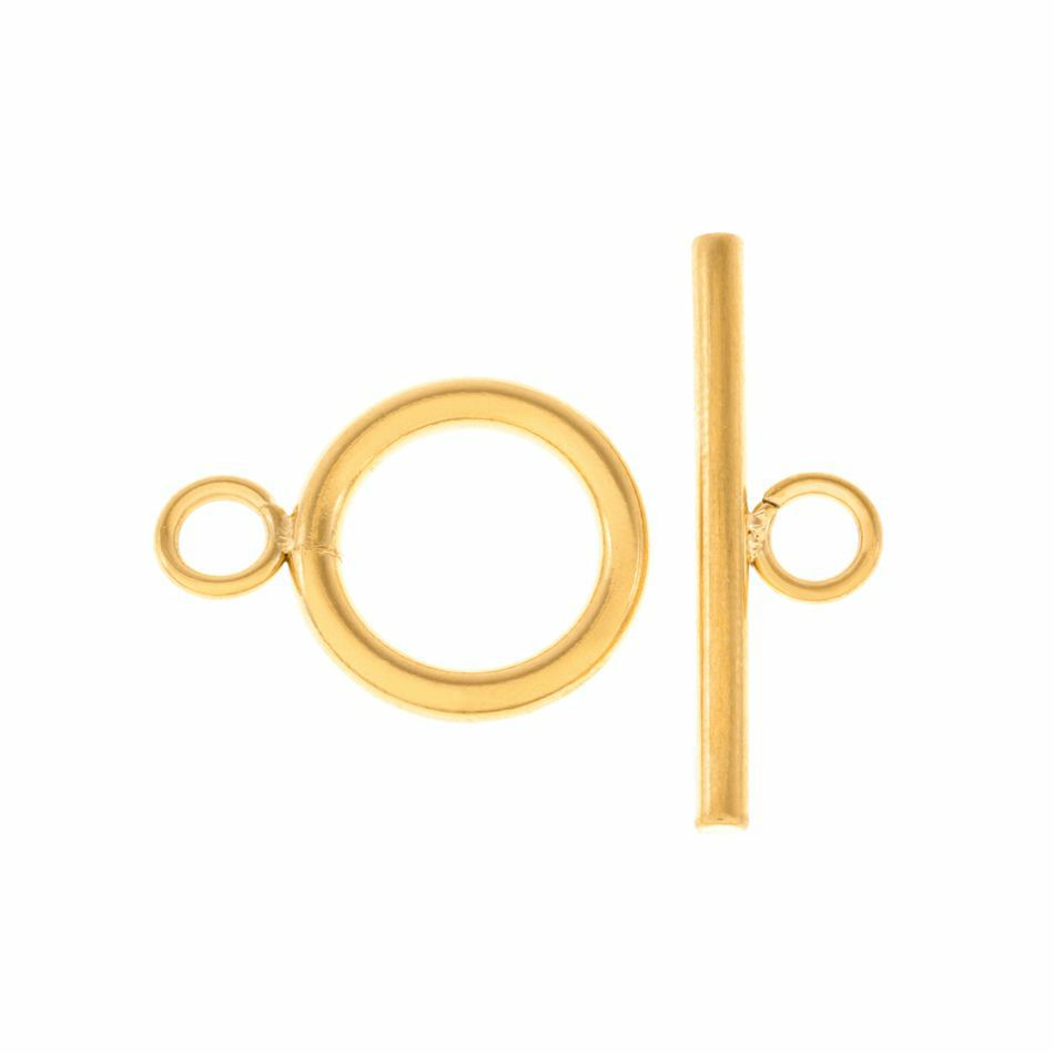 ［4個］サージカルステンレスマンテル★プレーン［ゴールド金］接続金具アクセサリーパーツ金属アレルギー