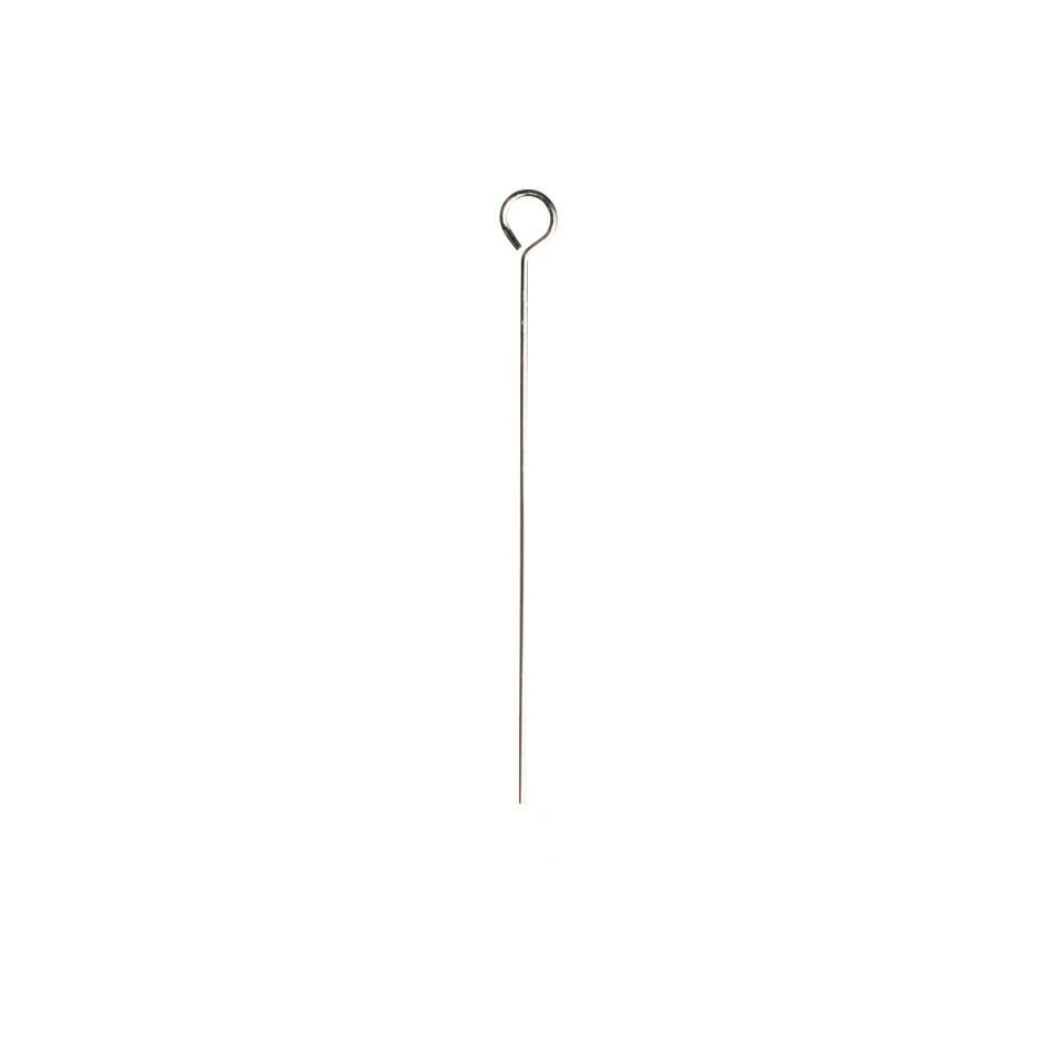 [30本]サージカルステンレス【極細9ピン】(線径0.35X25mm)［銀シルバー］アクセサリーパーツ金アレ金具
