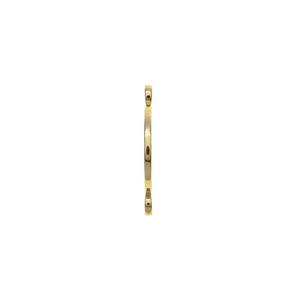 ［20個］サージカルステンレス【両カン付き】メタル丸皿プレート6mm[ゴールド金]チャーム金具ラウンドパーツアレルギー対応