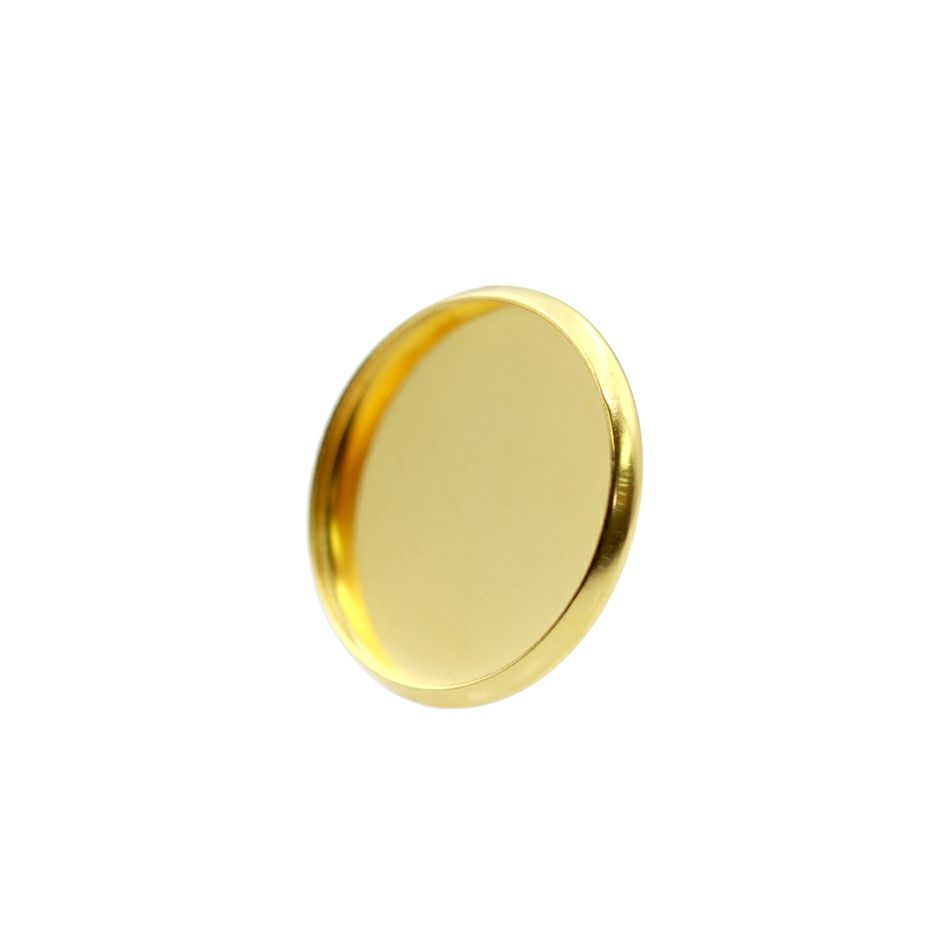 ［10個］ステンレスカン無しミール皿16mm［ゴールド金］パーツレジン金属アレルギー対応