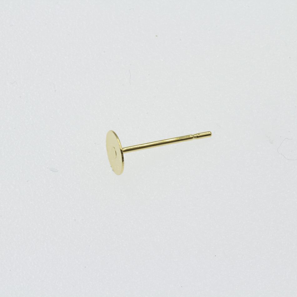 ポストのみ 丸皿 5mm ピアス サージカルステンレス パーツ 金属アレルギー対応