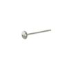 【 ポストのみ 】 お椀皿 3mm ピアス ［ 銀 シルバー ］ サージカルステンレス