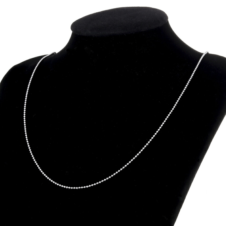 1M×1本] サージカルステンレス [ ボールチェーン ] 1.2mm [ 銀