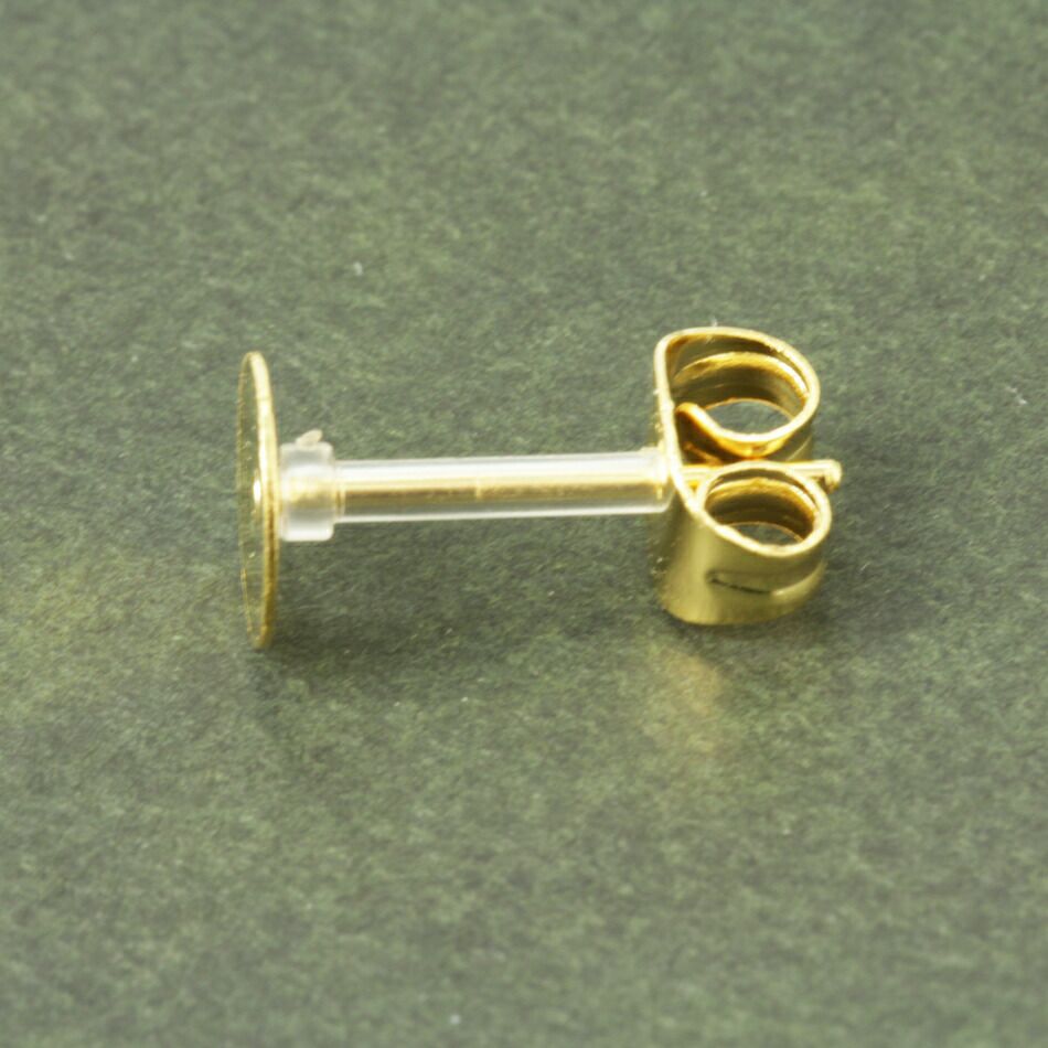 ピアスポスト カバー ガード 樹脂 パーツ 金属アレルギー対応