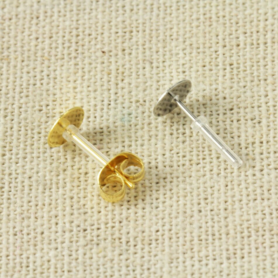 ピアスポスト カバー ガード 樹脂 パーツ 金属アレルギー対応