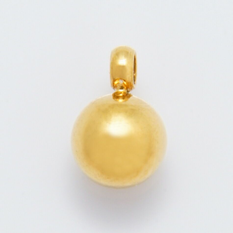 丸玉 カン付き 4mm  ゴールド サージカルステンレス パーツ 金属アレルギー対応