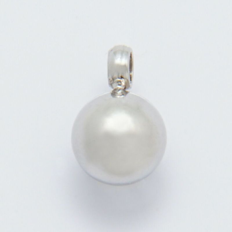 丸玉 カン付き 4mm  シルバー サージカルステンレス パーツ 金属アレルギー対応