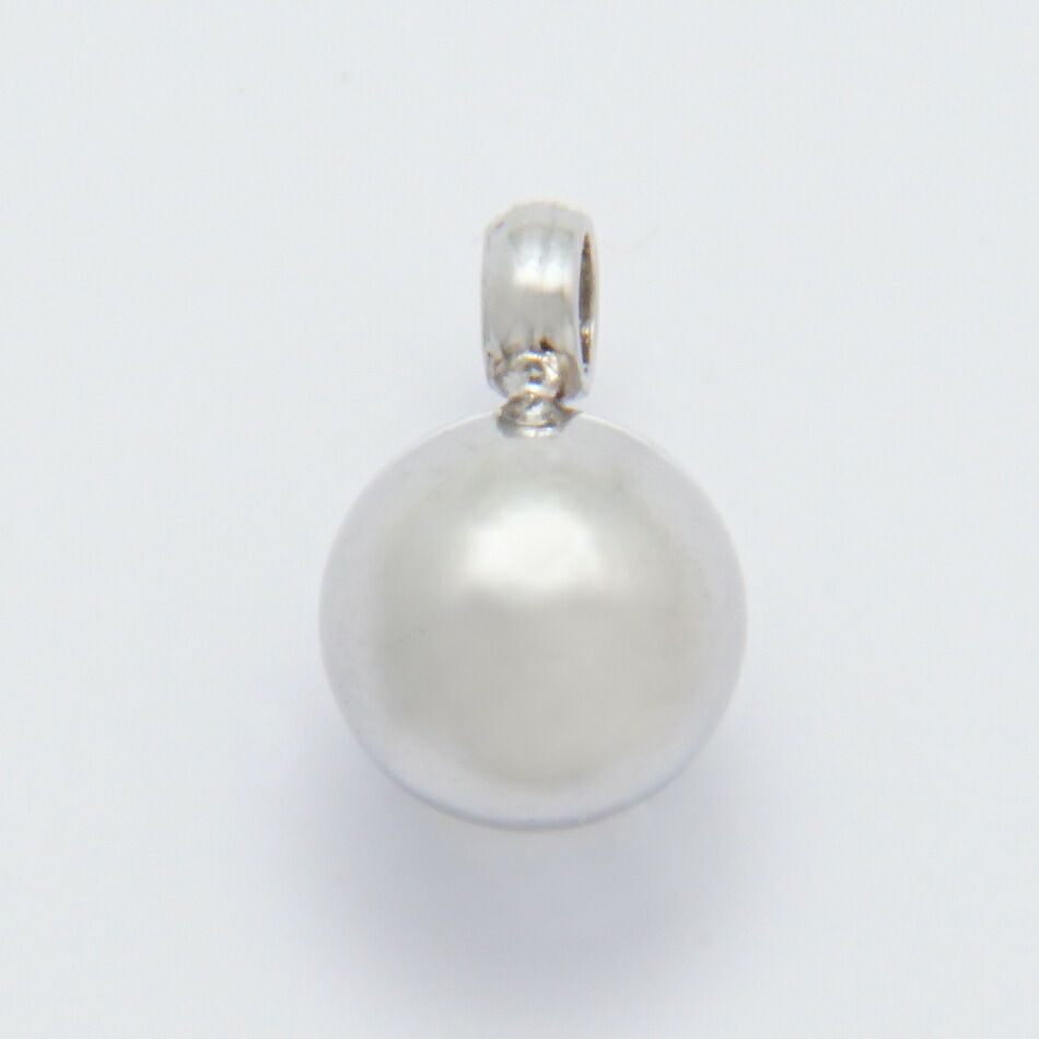 丸玉 カン付き 4mm  シルバー サージカルステンレス パーツ 金属アレルギー対応