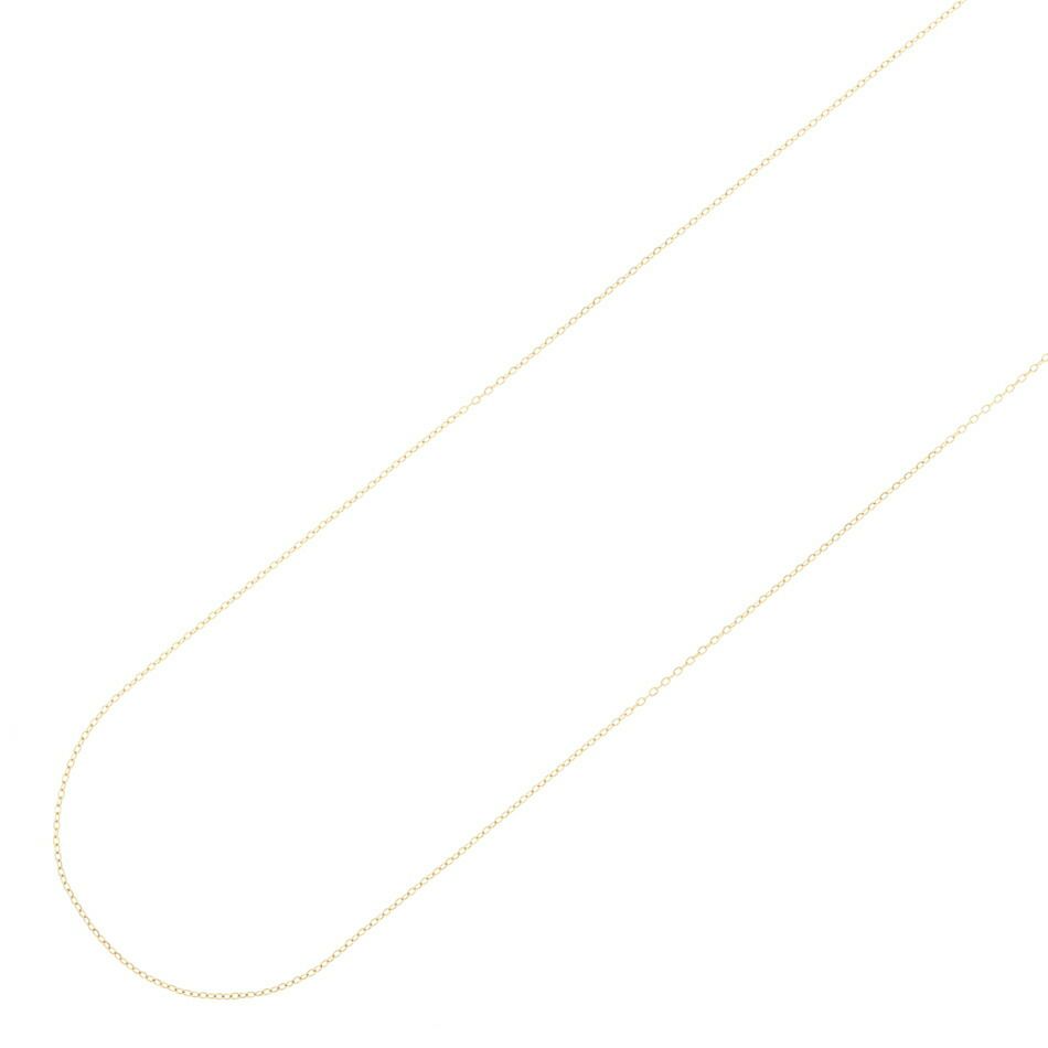 [1M×1本]サージカルステンレスアズキチェーン1.3mm［ゴールド金］アクセサリーパーツ金属アレルギー対応