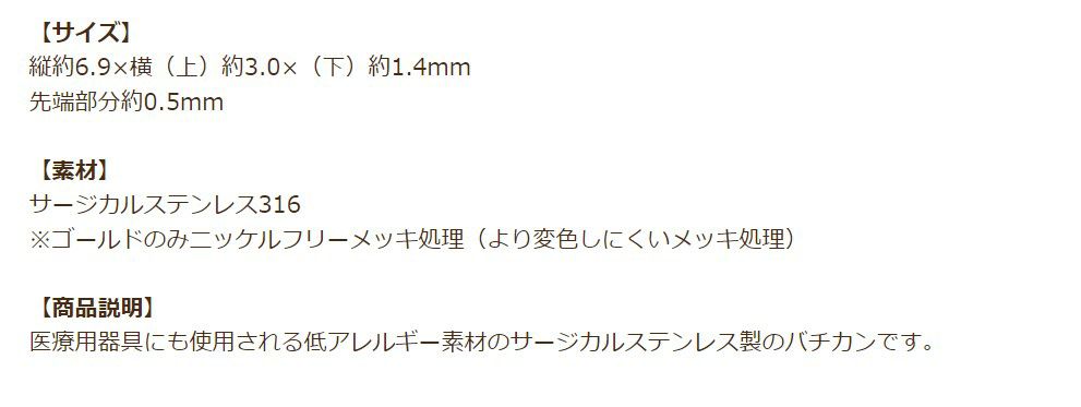 バチカン B小 シルバー 商品説明