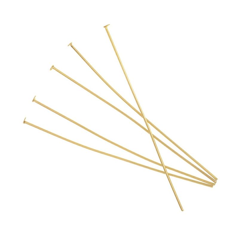  Tピン * 激 * 細 線径 (0.5 X 40mm) [ ゴールド 金 ]  