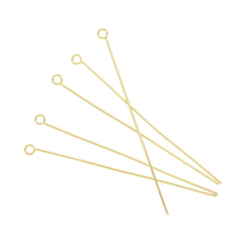 9ピン * 激 * 細 線径 (0.5 X 40mm) [ ゴールド 金 ]  