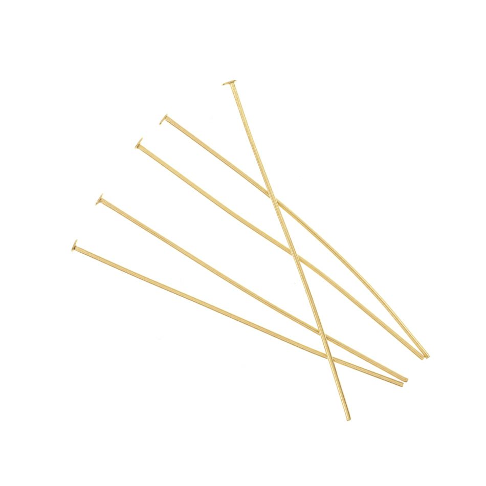  Tピン * 激 * 細 線径 (0.5 X 35mm) [ ゴールド 金 ]  