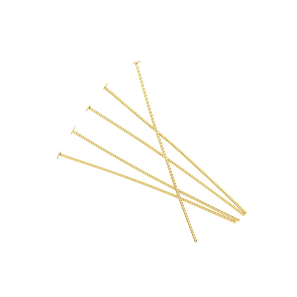  Tピン * 激 * 細 線径 (0.5 X 30mm) [ ゴールド 金 ]  