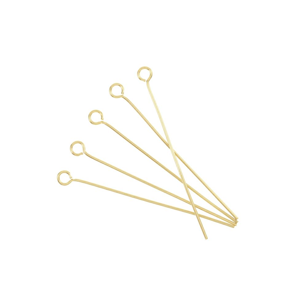 9ピン * 激 * 細 線径 (0.5 X 30mm) [ ゴールド 金 ]  