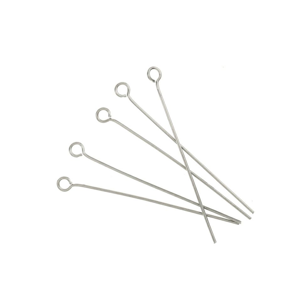 9ピン * 激 * 細 線径 (0.5 X 30mm) [ 銀 シルバー ]  