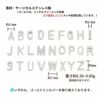 [1個]サージカルステンレス［シンプル］アルファベットチャーム*F*[銀シルバー]O-A-001パーツ素材金属アレルギー対応