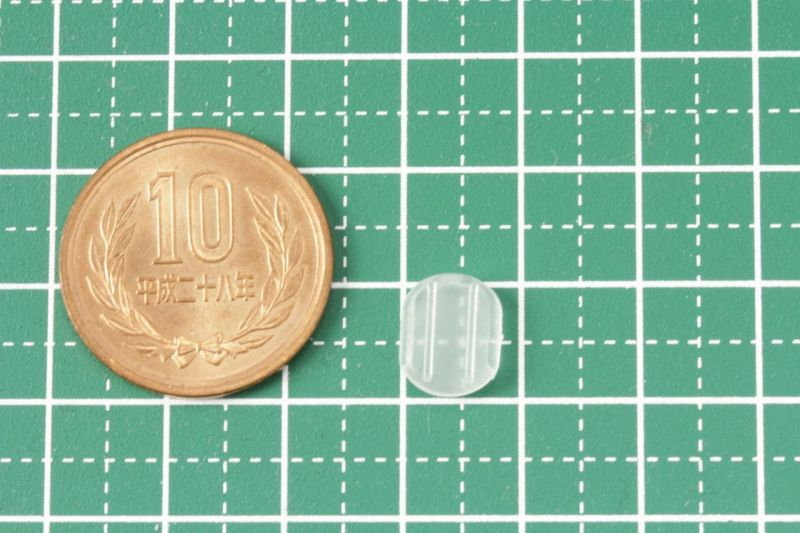 [100個]イヤリング用シリコンカバーBE2-04クリップクリア透明樹脂素材