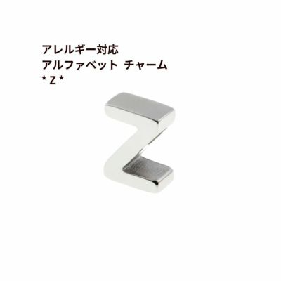 1個 ] サージカル ステンレス ［ シンプル ］ アルファベット チャーム