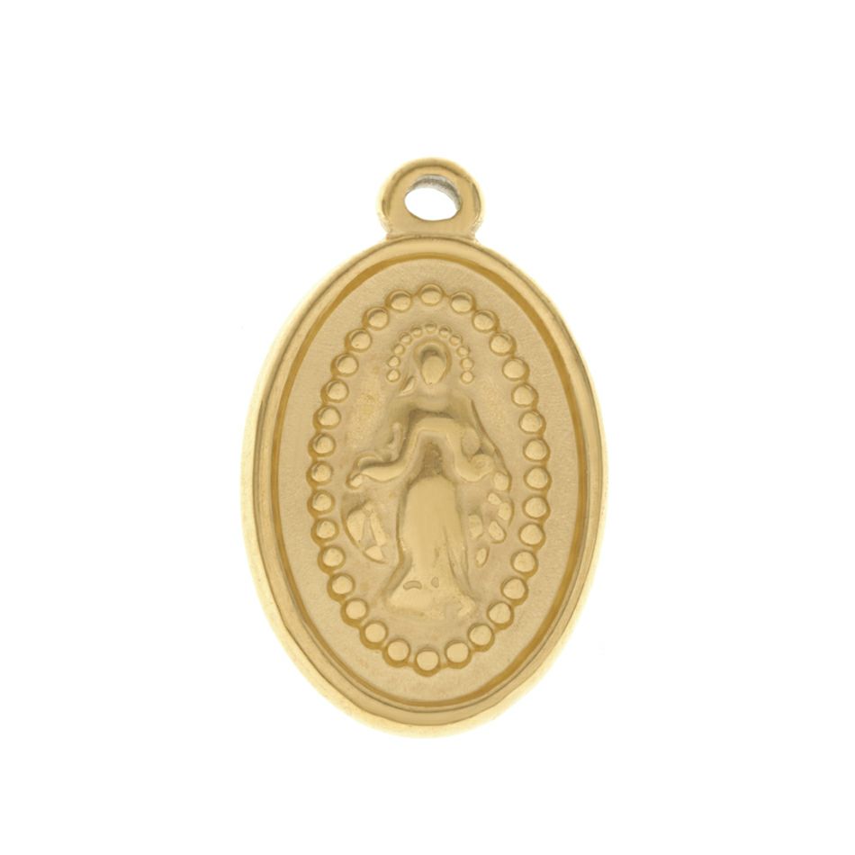 マリア メダイ チャーム 小 [ ゴールド 金 ] 