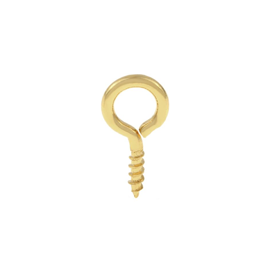 ステンレス ヒートン 《 12mm 》 [ ゴールド 金 ]