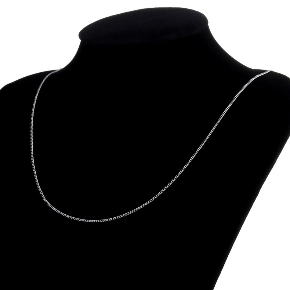 ［1M×1本］サージカルステンレス喜平チェーン0.3×1.0mm［銀シルバー］金具パーツ素材金属アレルギー対応