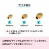 メタルビーズ 筋入り オーバル  シルバー サージカルステンレス パーツ 金属アレルギー対応