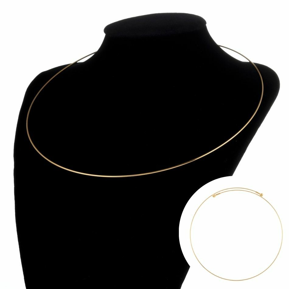  玉付き チョーカー [ ゴールド 金 ] 