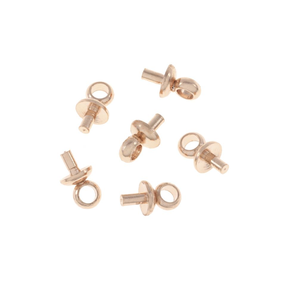 ステンレス 【 差し込み 】ヒートン [ ★ピンクゴールド ]